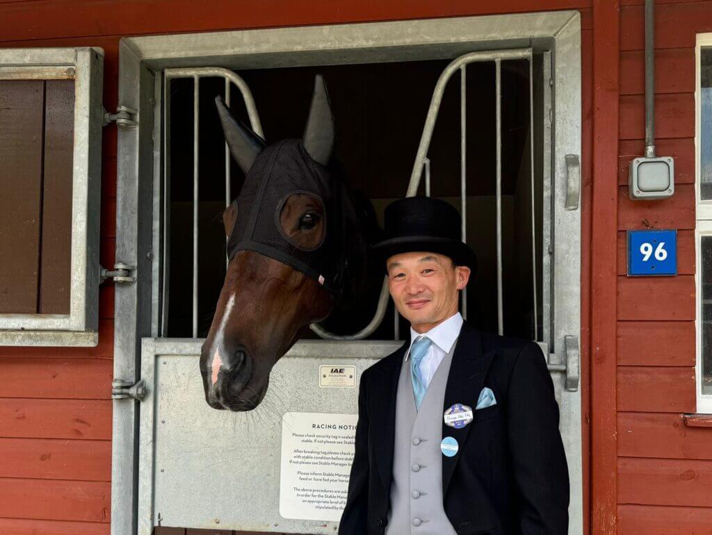 Shinya Mori and Asfoora at Royal Ascot
