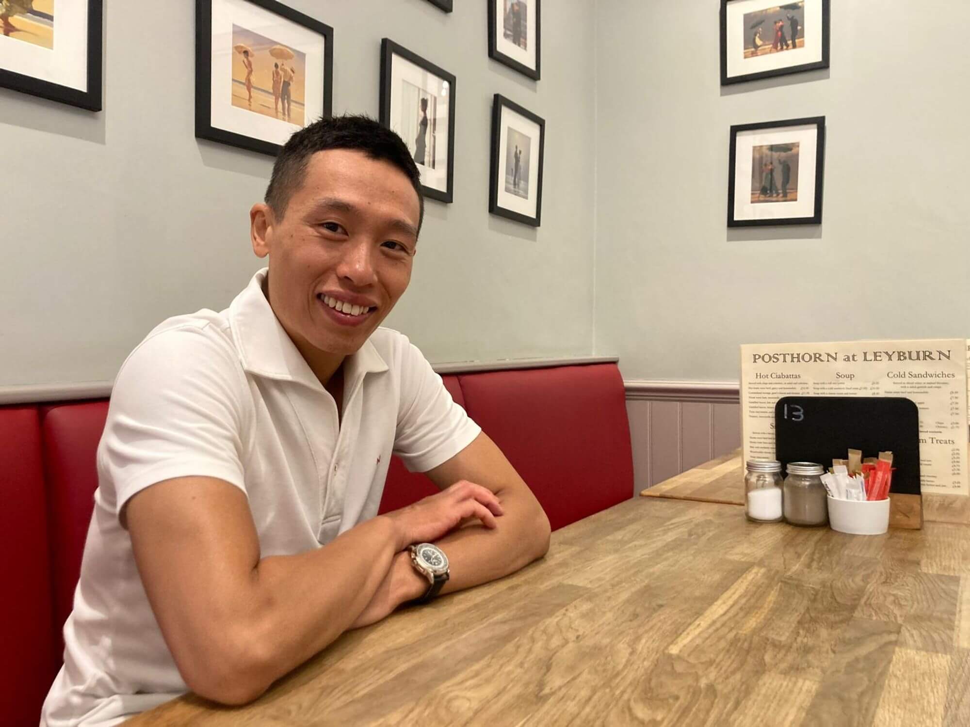 Jockey Vincent Ho in North Yorkshire