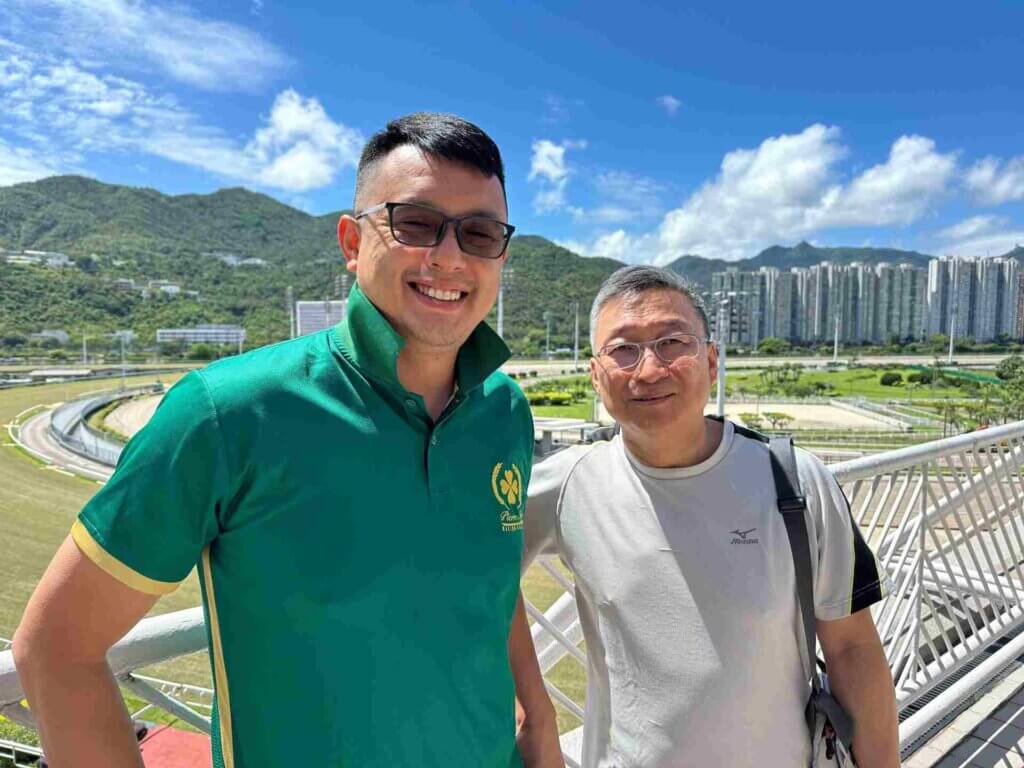 Horse trainers Pierre Ng and Francis Lui