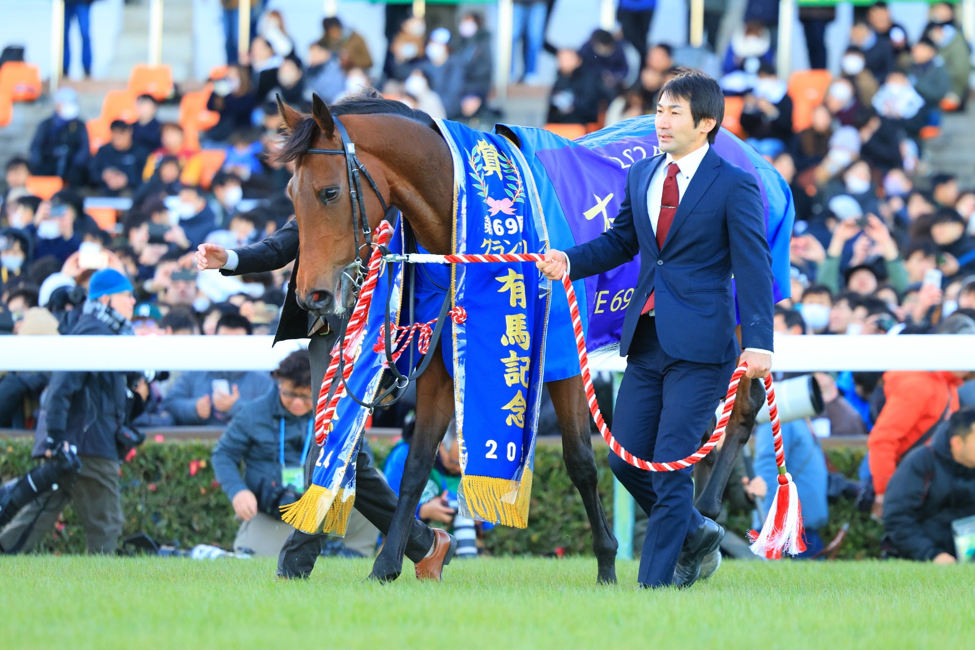 Regaleira after winning the Arima Kinen