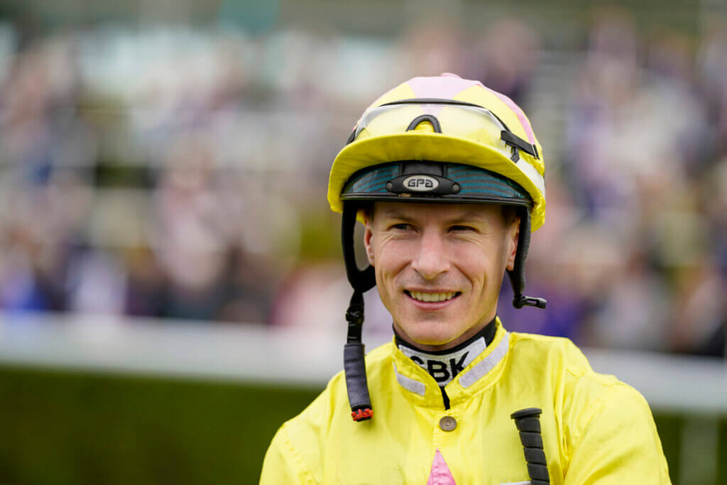 Richard Kingscote at Goodwood Racecourse in 2022