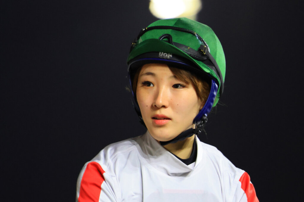 Japanese jockey Manami Nagashima on Saudi IJC night