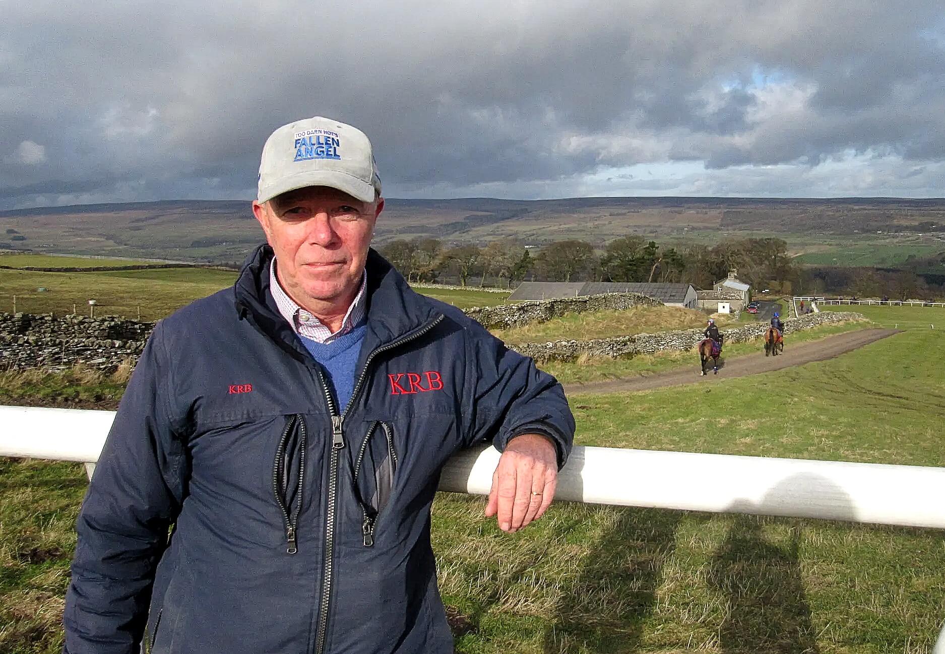 Karl Burke and his team working on the high moor