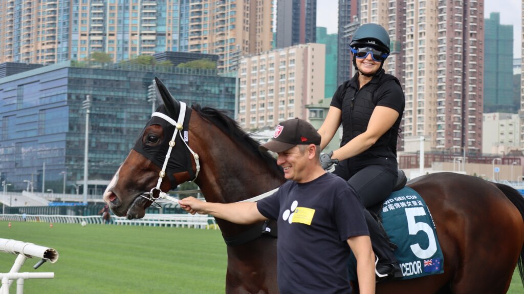 El Vencedor at Sha Tin ahead of Champions Day