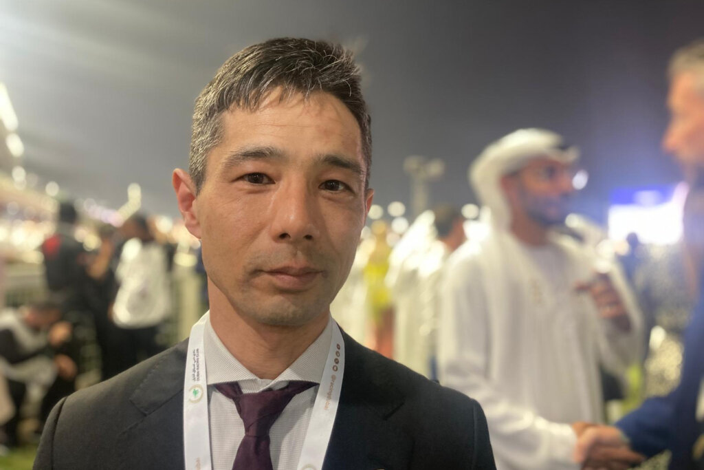Mitsumasa Nakauchida on Dubai World Cup night