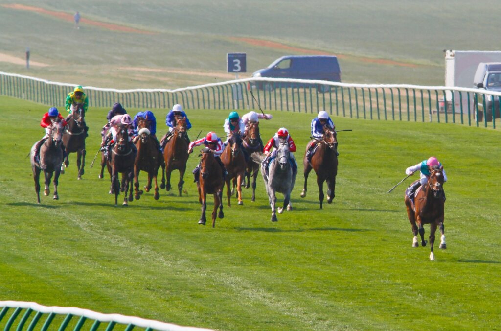 Frankel blitzing his rivals in the 2011 2000 Guineas