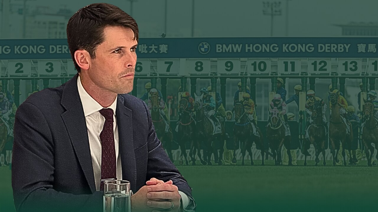 Horse trainer James Cummings