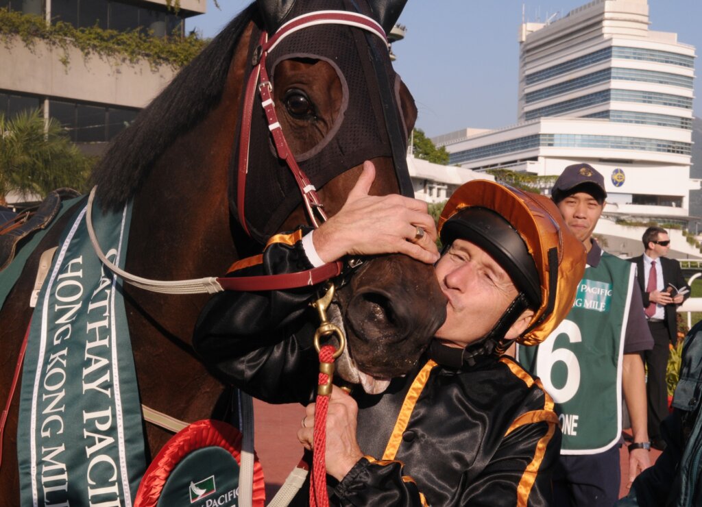 Jeff Lloyd and Able One win the G1 Hong Kong Mile