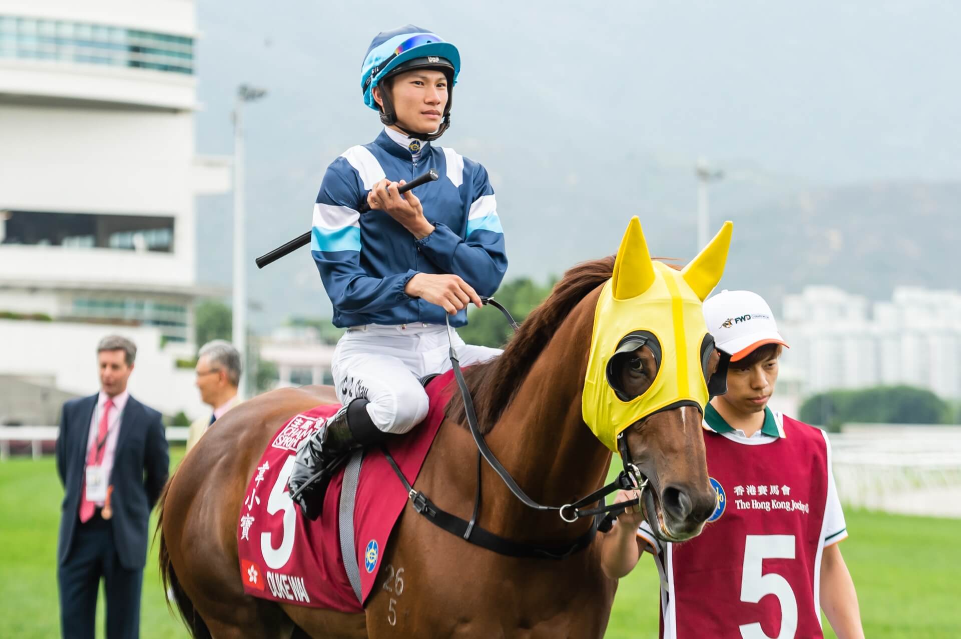 Jerry Chau and Duke Wai at Sha Tin