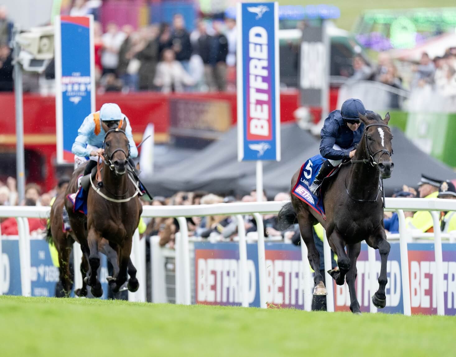 Lambourn wins the Epsom Derby