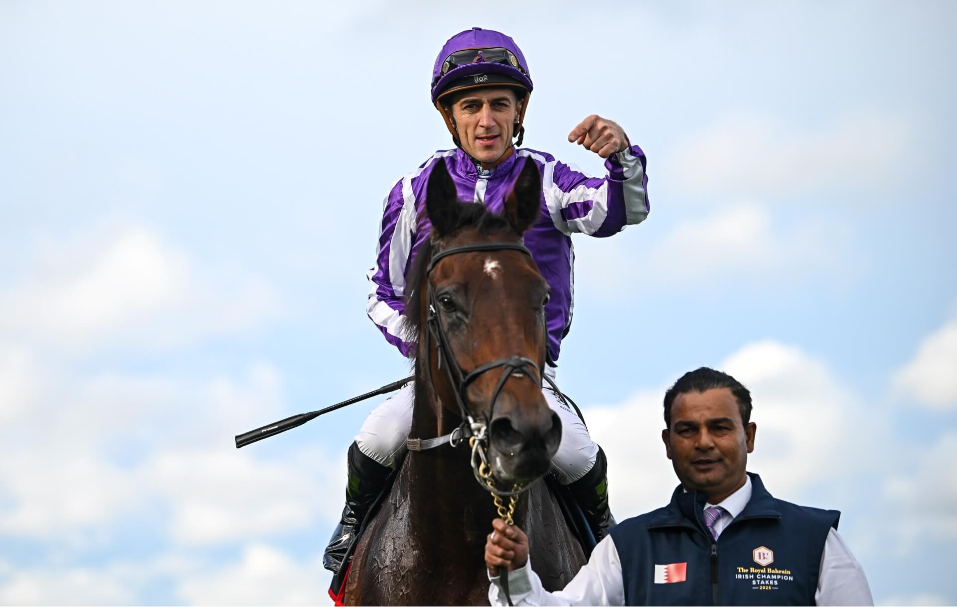 Christophe Soumillon and Delacroix win the G1 Irish Champion