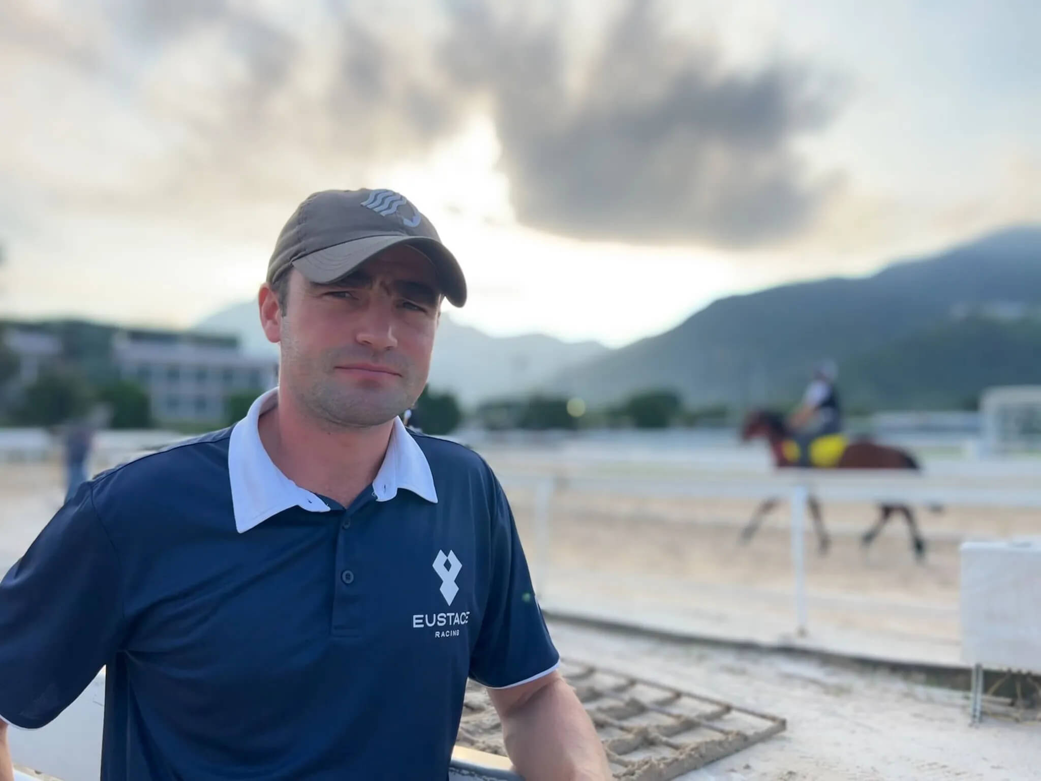 Horse trainer David Eustace at his Sha Tin stables