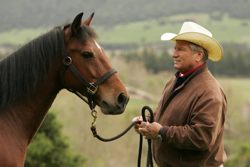 Monty Roberts at his California ranch