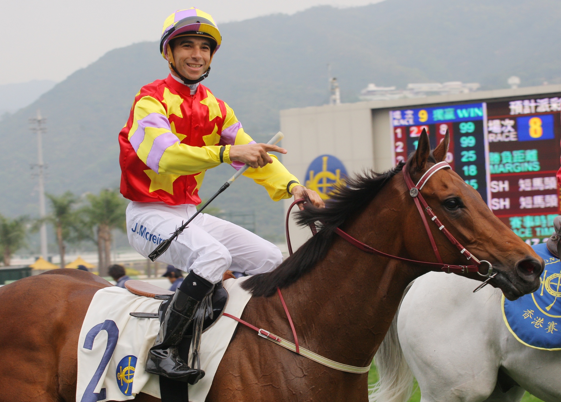 Joao Moreira at Sha Tin