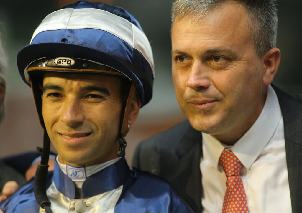 Joao Moreira and Caspar Fownes