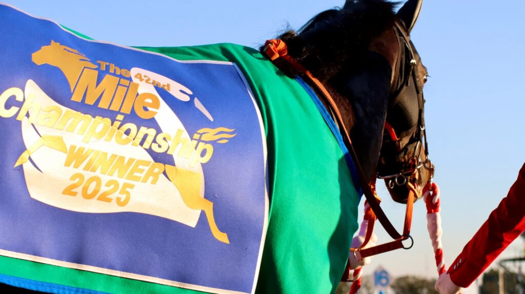 Jantar Mantar after winning the 2025 Mile Championship