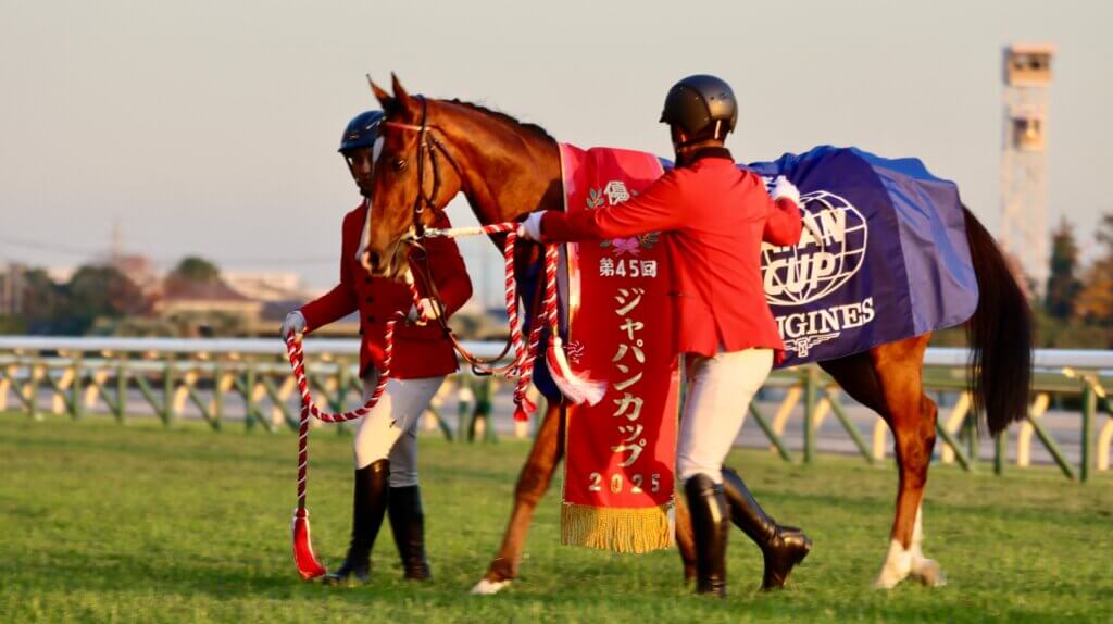 Calandagan after winning the 2025 Japan Cup