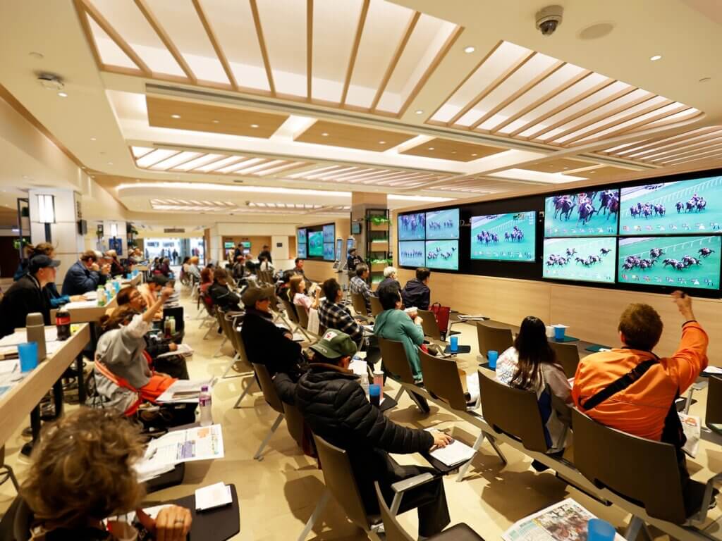 The Priority Public Betting Hall at Sha Tin