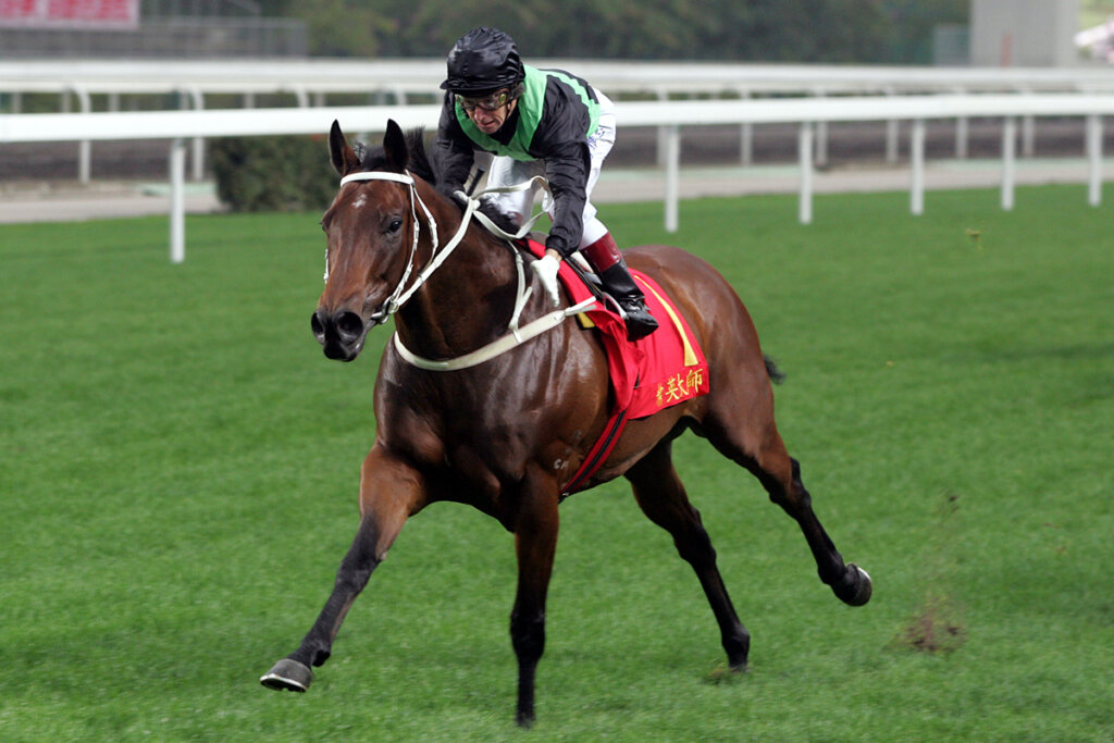 Felix Coetzee and Silent Witness at Sha Tin