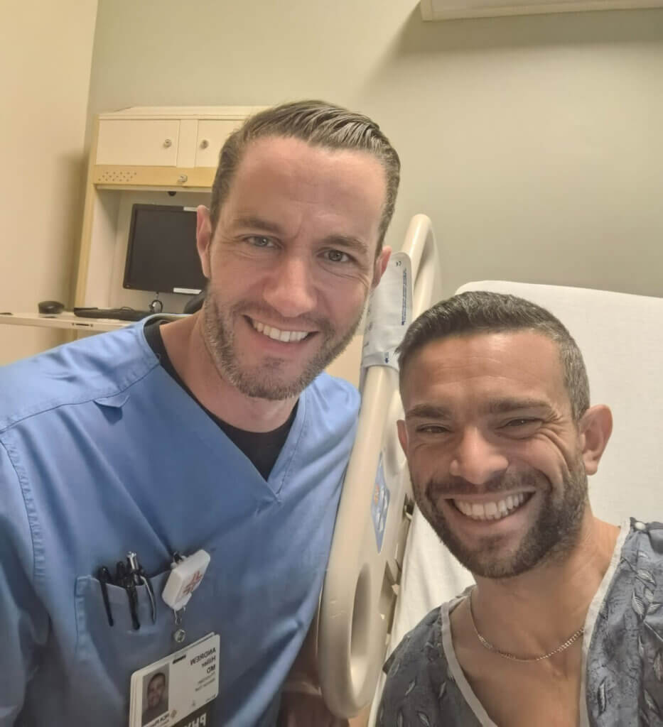 Umberto Rispoli and Dr. Andrew Hiller