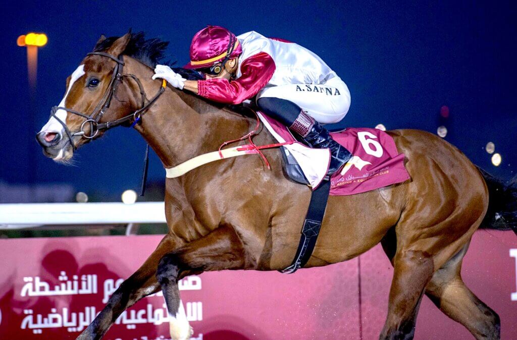 Jockey Alberto Sanna in Qatar