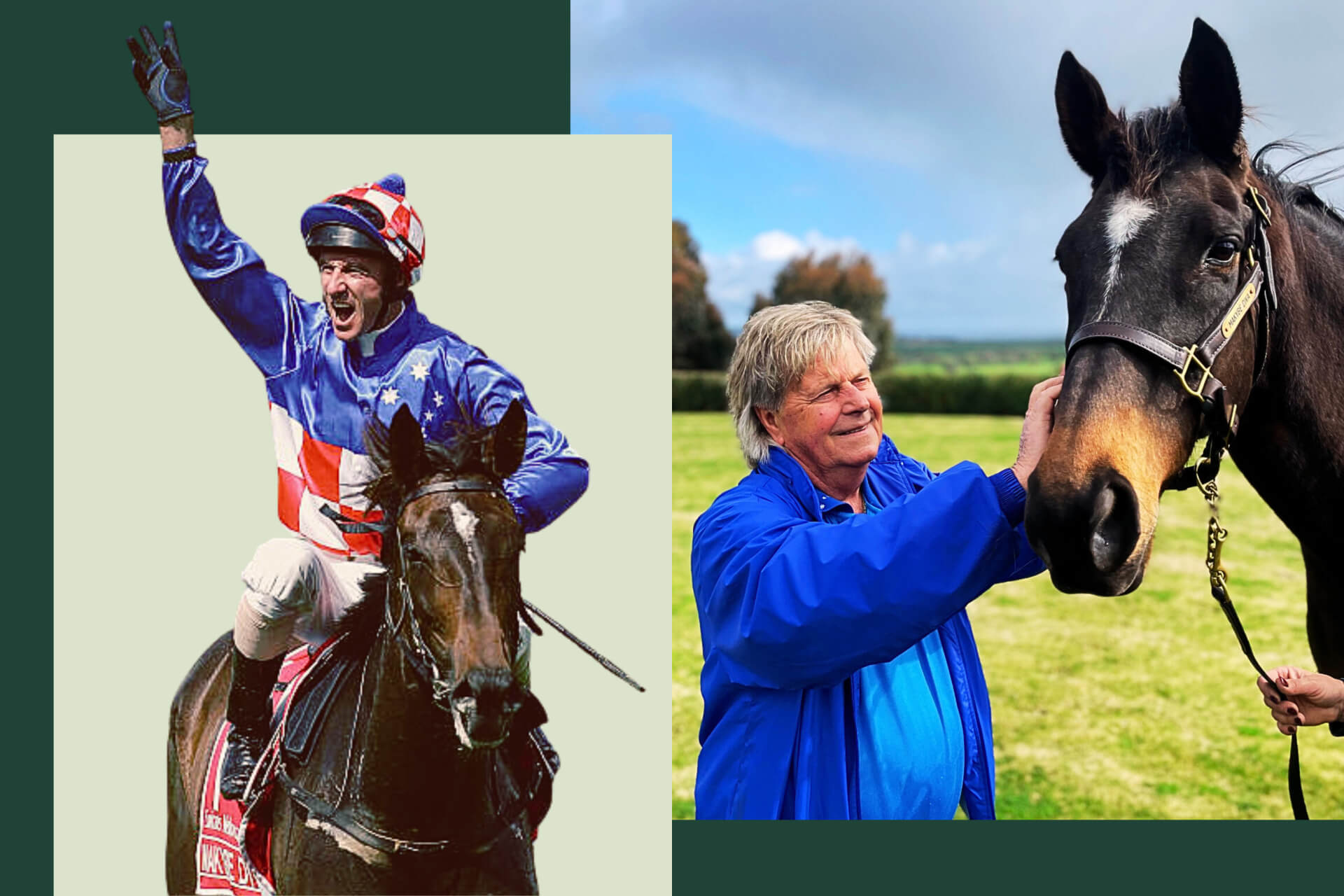 Glen Boss, Tony Santic and Makybe Diva