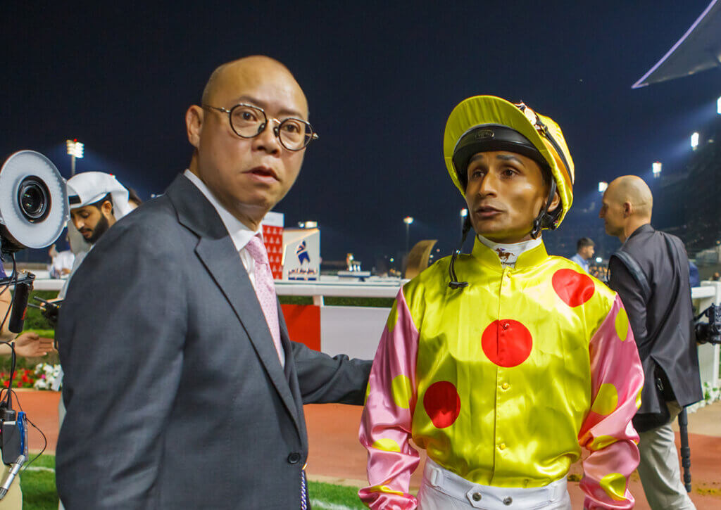 Chris So and Karis Teetan at Meydan on Super Saturday