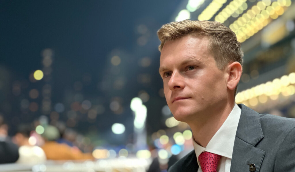 Australian jockey Ethan Brown in Hong Kong