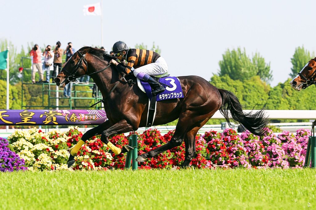 Kitasan Black prevails in 2017 Tenno Sho (Spring) breaking the track and race record