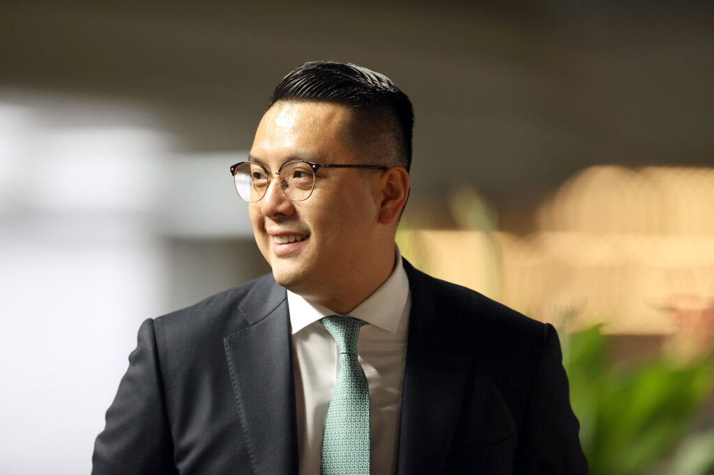 Second generation trainer Pierre Ng