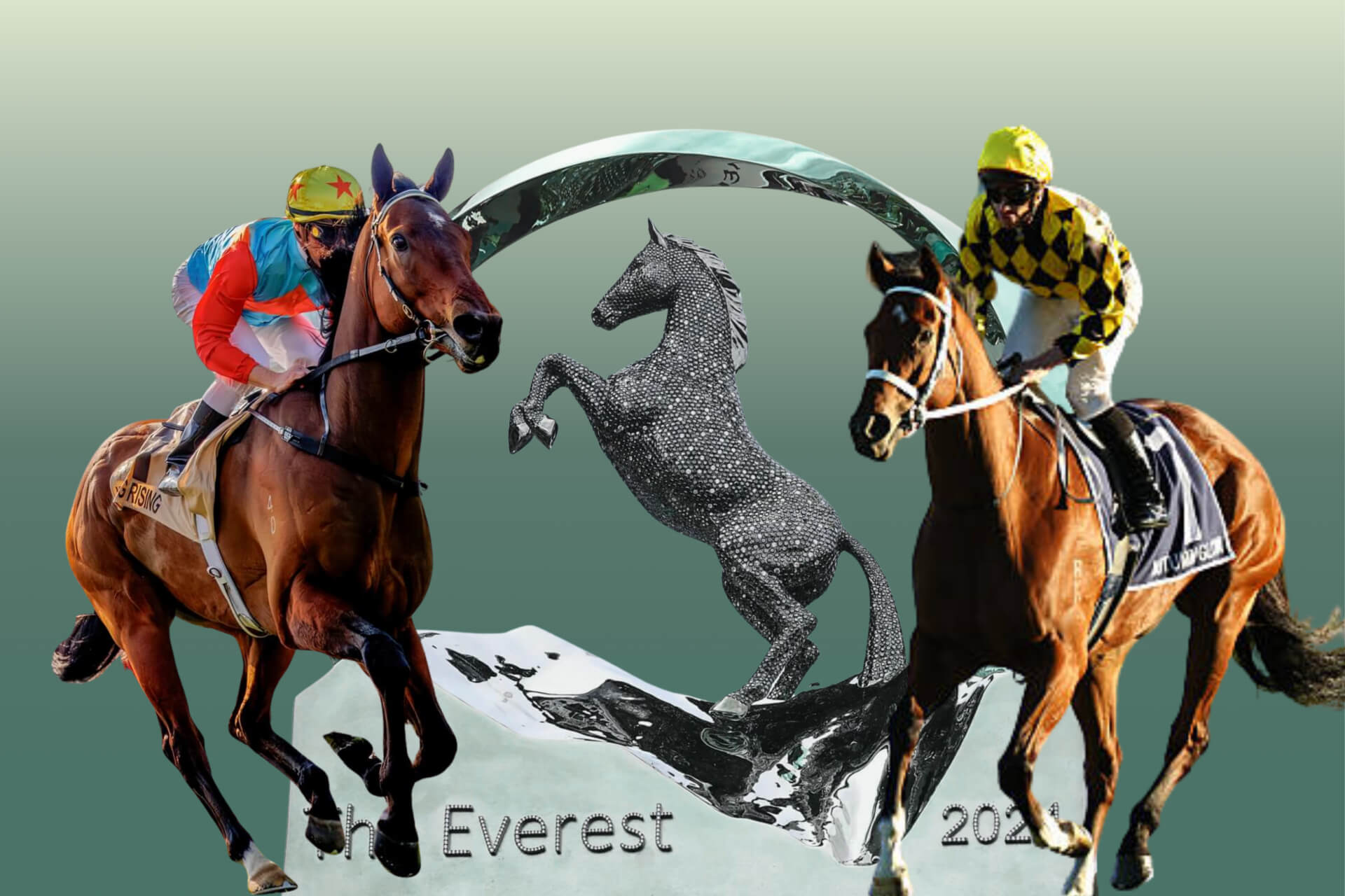 Autumn Glow is being entertained by The Everest slot holders