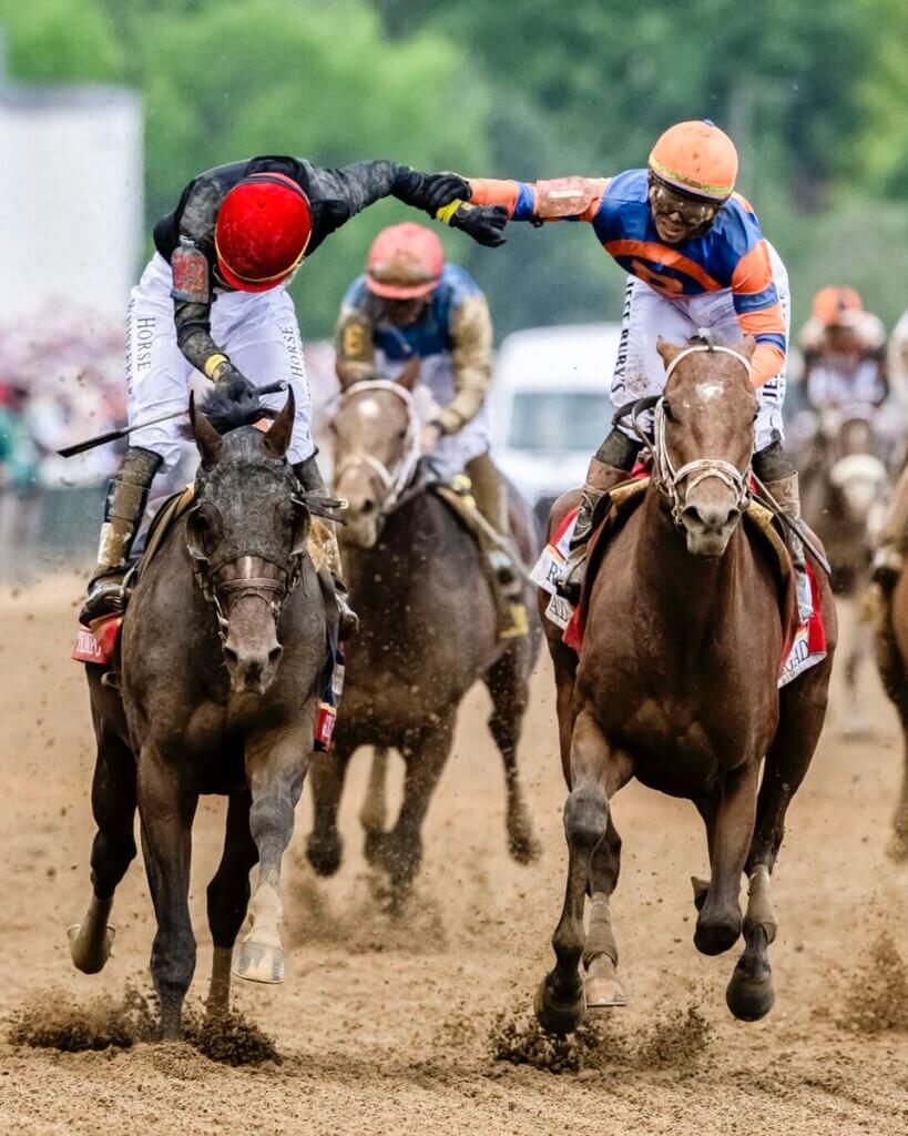 2026 Kentucky Derby finish won by Golden Tempo under Jose Ortiz