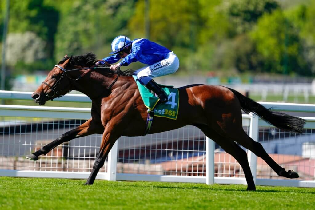 Raaheeb and Rossa Ryan winning the Classic Trial at Sandown