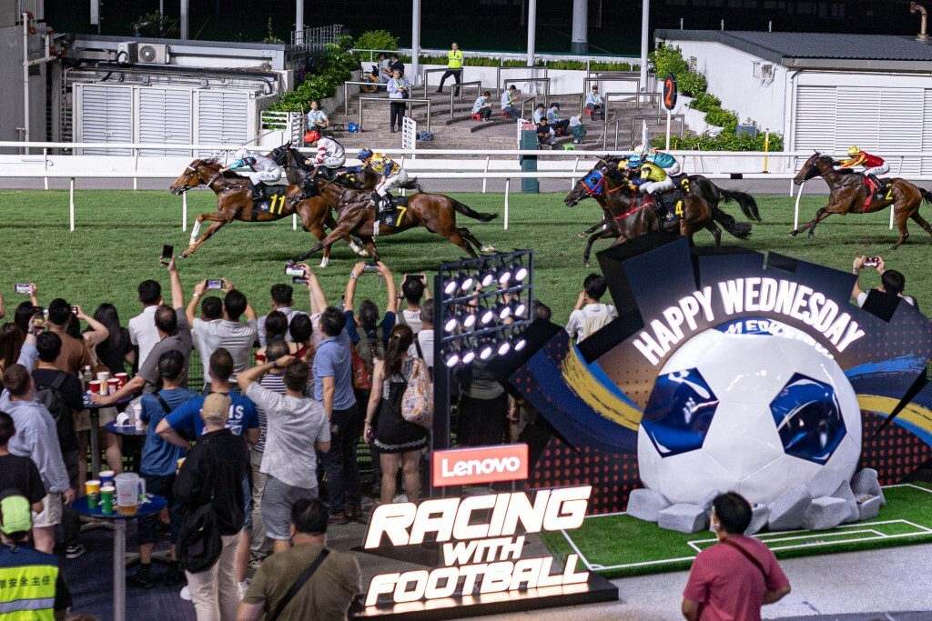 Racing with football at Happy Valley