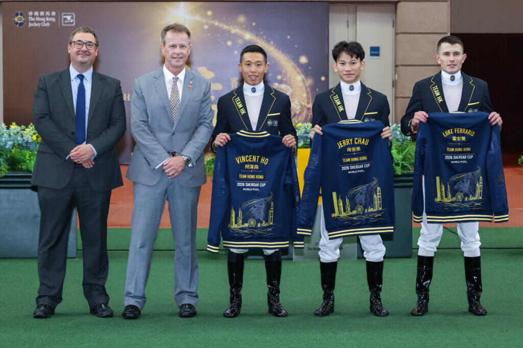 Jerry Chau will join Vincent Ho and Luke Ferraris as Team Hong Kong for the Shergar Cup