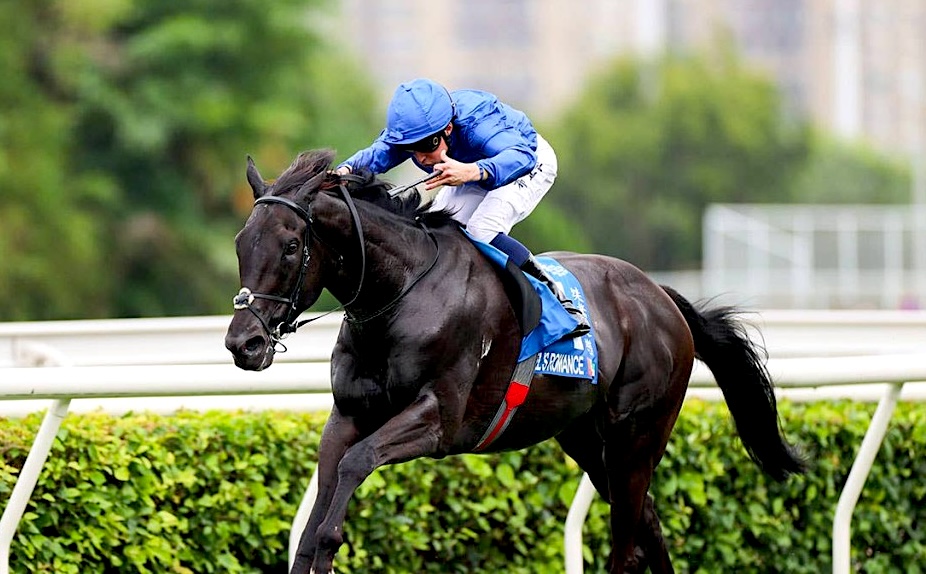 Rebel's Romance winning the Champions & Chater Cup in 2024, the first time an international horse won