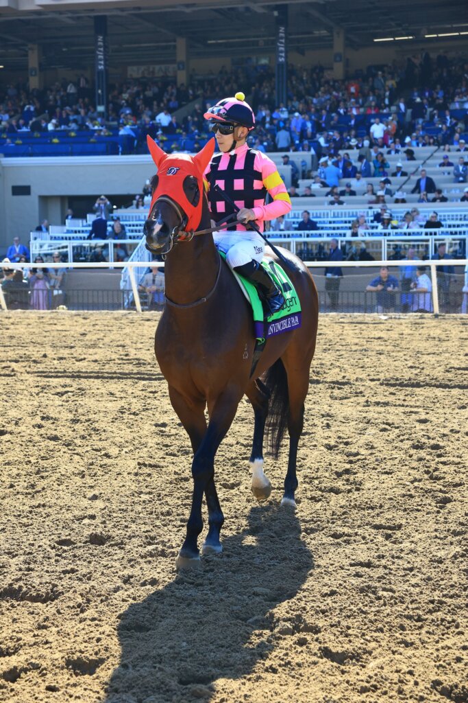 Daisuke Sasaki on Invinicible Papa at Del Mar during the Breeders' Cup