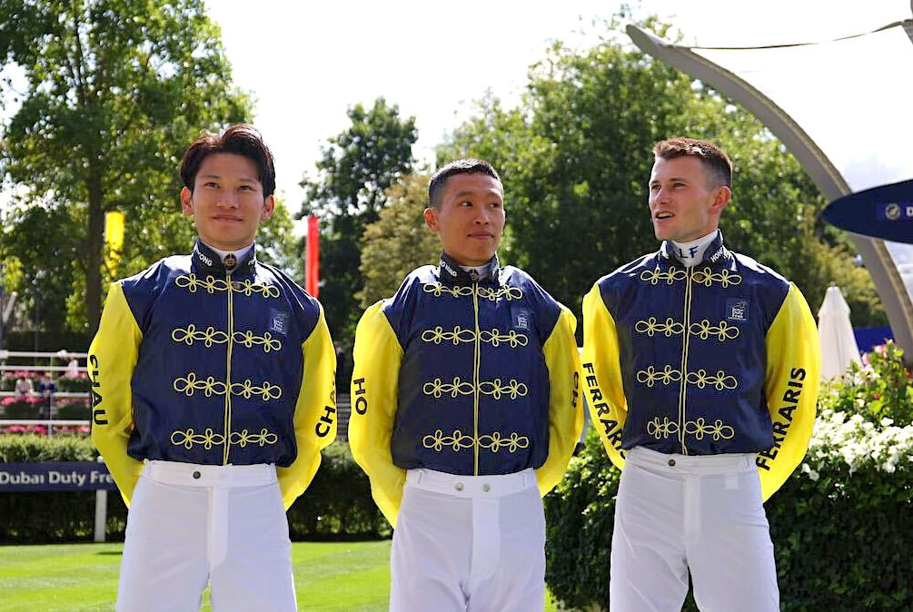 Team HK at the Shergar Cup at Ascot