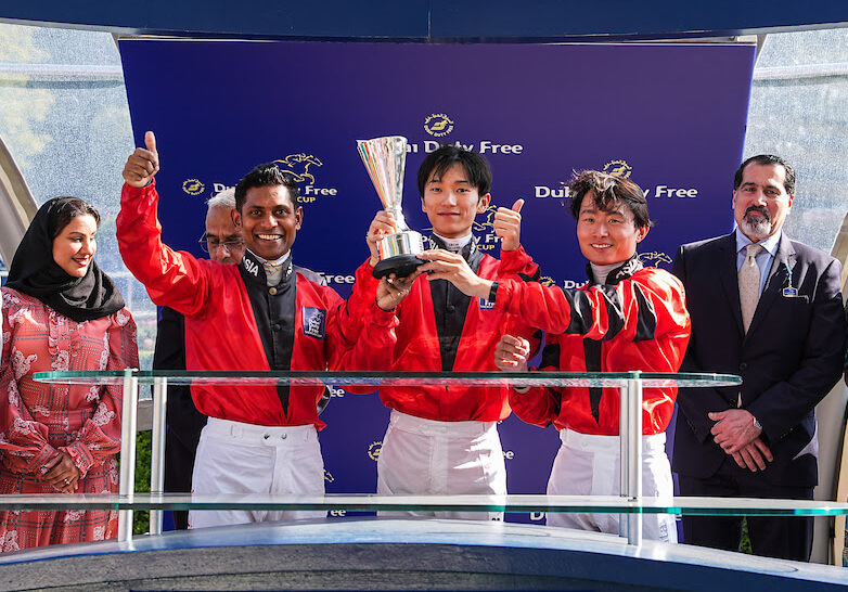 Team Asia at the 2025 Shergar Cup at Ascot