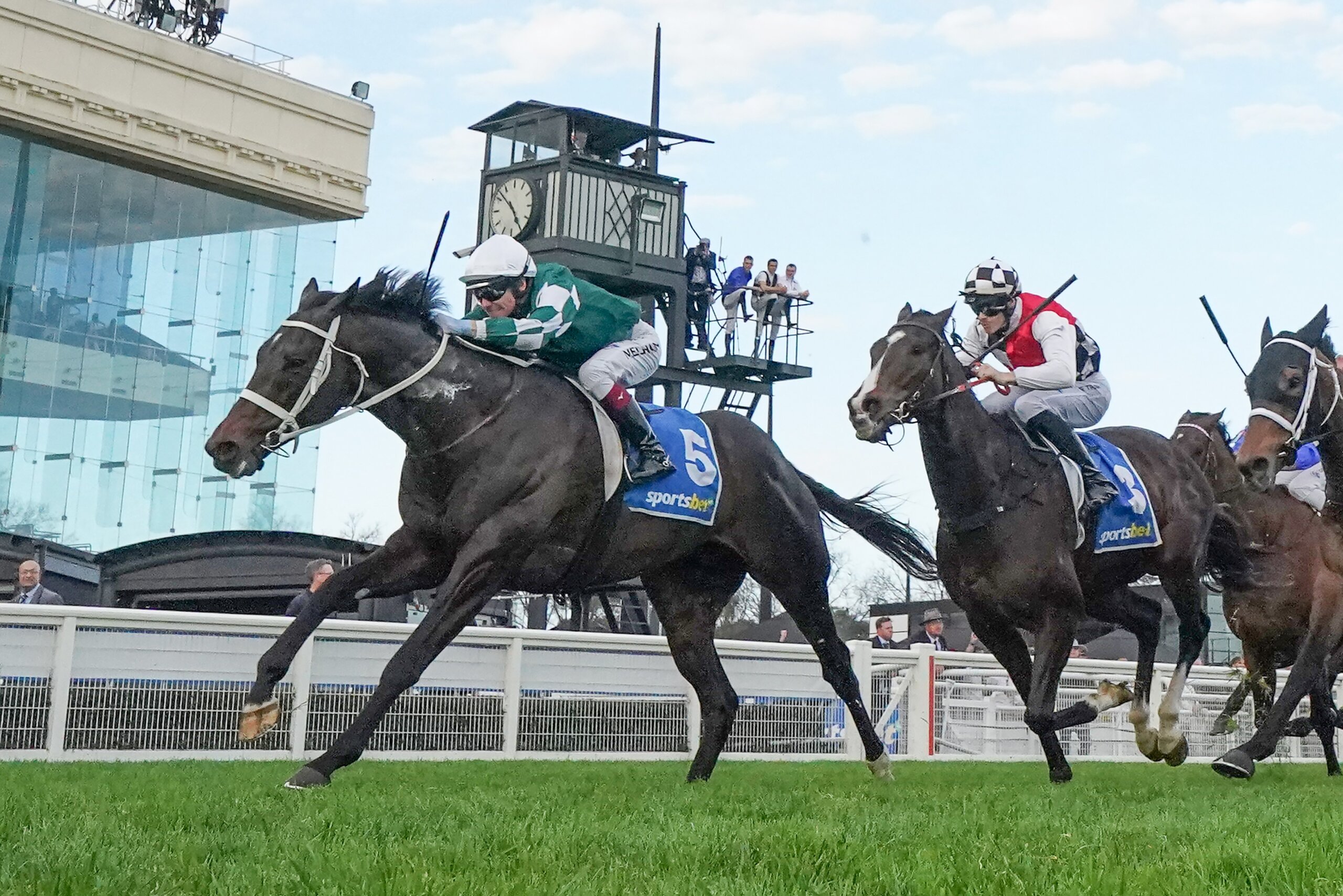 Angel Capital winning the G1 Sir Rupert Clarke Stakes at Caulfield