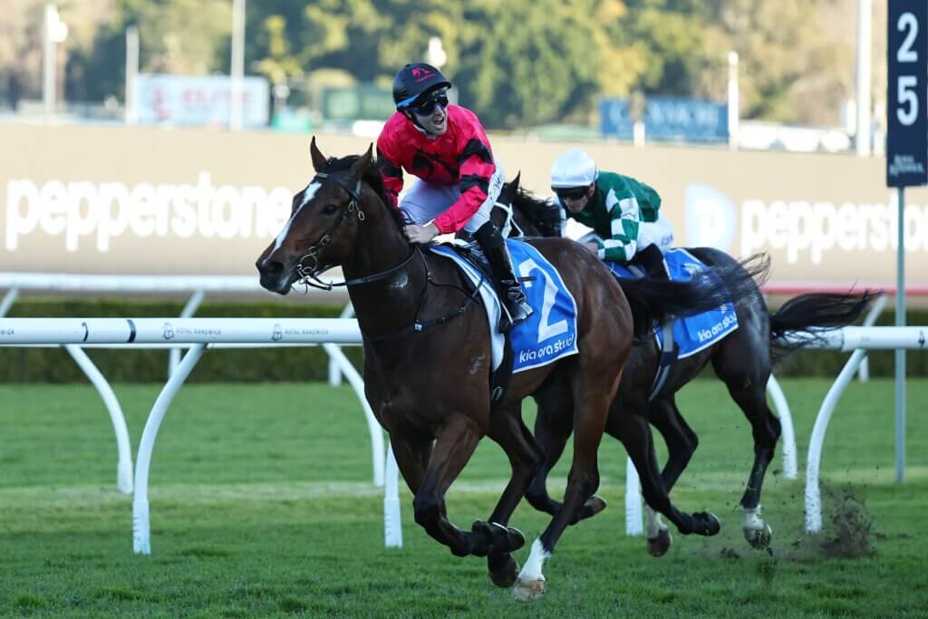 Ninja winning the Missile Stakes