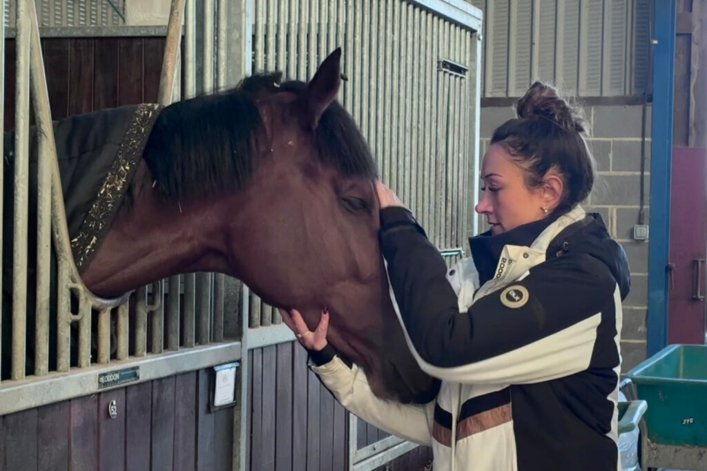 Rebecca Menzies and horse